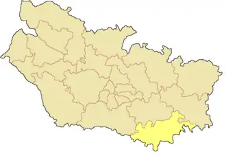 Kanton na mapě departementu Somme