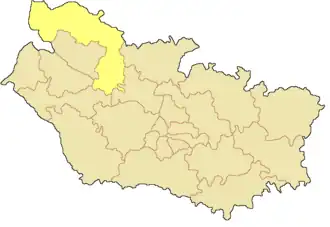 Kanton na mapě departementu Somme