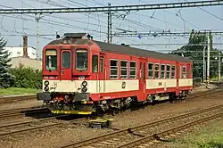 Motorový vůz 842.005 v Ostravě