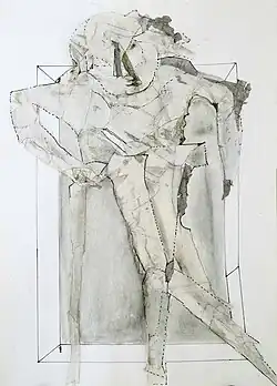 Koláž (1982), 84 x 60 cm