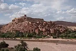 Řeka v Ait Ben Haddou