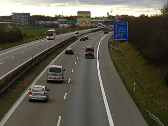 Dálnice A6 (Německo) u Crailsheimu.