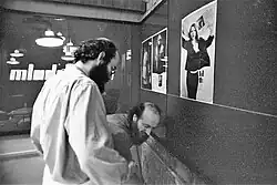 Výstava grafických dvojstran módní fotografie Dušana Šimánka,1982, Galerie F, Banská Bystrica