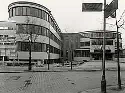 Kanceláře AOK a administrativní budova, Halle, postavil 1928–1931 Martin Knauthe, asi 1931