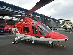 Vrtulník Agusta A109K2 společnosti ATE
