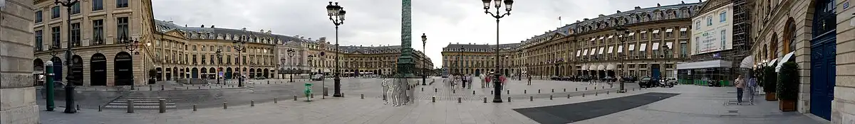 Place Vendôme (panoramatický pohled)