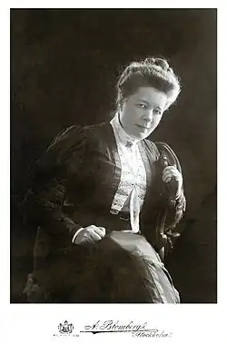 Švédská spisovatelka Selma Lagerlöfová, 1906