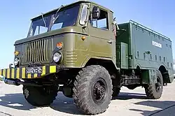 GAZ-66 jako cisterna ЗСЖ-66 (2007)