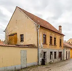 A house at Blahoslavova St, Třebíč, Czech Republic.jpg