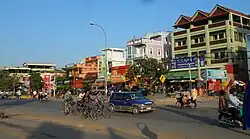 Ulice ve městě Siem Reap