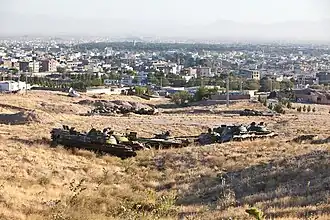 Opuštěná technika u města Herát