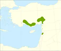 Areál rozšíření