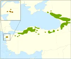 Areál rozšíření