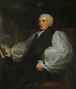 Edward Venables–Vernon jako biskup v Carlisle (1803)