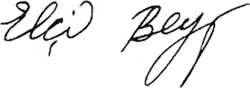 Abulfaz Elčibej, podpis