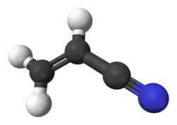 Struktura akrylonitrilu