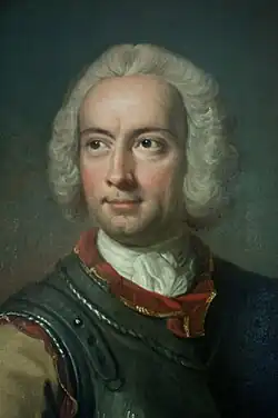 Portrét kontradmirála Charlese Knowlese z roku 1748