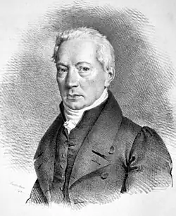 Skladatel Vojtěch Jírovec, rytina Josefa Kriehubera z roku 1828