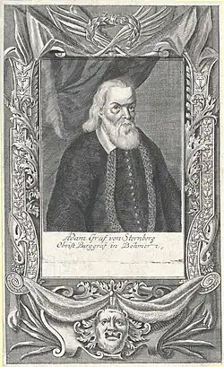 Adam ze Šternberka, rytina