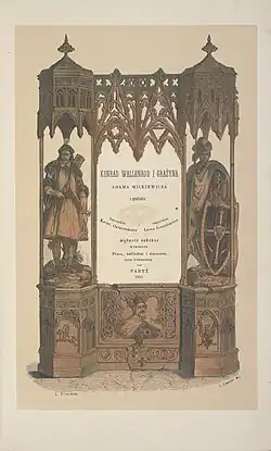 Spolešné vydání Konrada Wallenroda a Gražiny roku 1851
