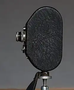 Admira 8, výroba Jindřich Suchánek, Brno, strana s názvem kamery