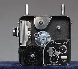 Admira 8C, pohled na filmovou dráhu