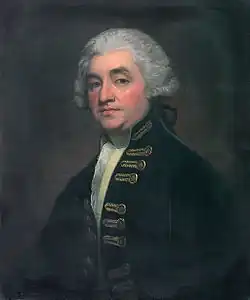 Portrét ze sbírek Námořního muzea v Greenwichi (George Romney, 1787–1788)