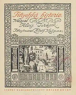 Titulní list s ilustrací Adolfa Kašpara