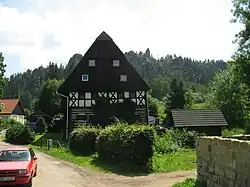 Umlaufův statek, hrázděný dům z roku 1670