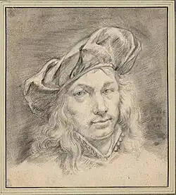 Adriaen van der Kabel, autoportrét, 1664