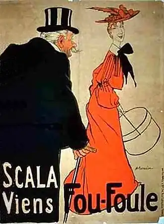 Plakát Scala Viens Fou-Foule