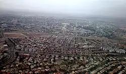 Letecký pohled na Beer Ševu