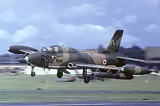 Italský MB-326K za letu