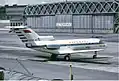 Jakovlev Jak-40 (Aeroflot) před hangárem 1 (rok 1971)