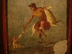 Frixos a Hellé, pompejská freska z poloviny 1. století