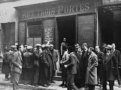 Kuchyň nabízí polévku nezaměstnaným, 1932