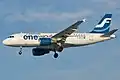 Airbus A319 společnosti Finnair v barvách Oneworld