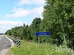 Most silnice č. 164 Rietavas - Kvėdarna přes Aitru