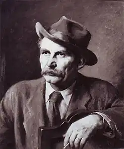 portrét Josefa Brože od ak.mal.Františka Antonína Jelínka