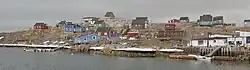 Pohled na Akunnaaq z moře