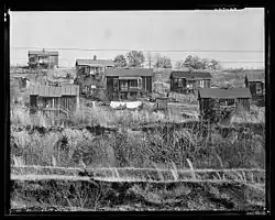Alabama miners' houses near Birmingham