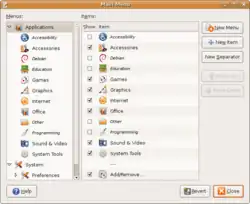 Alacarte v Ubuntu