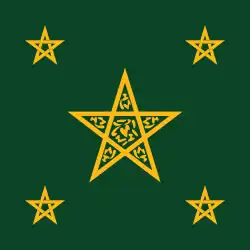 královská vlajka marocké dynastie Alaouite