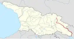 Tok Alazani v Gruzii