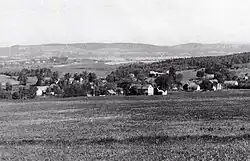 Celkový pohled na Alberov v 50. letech 20. století