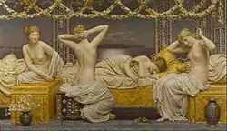 Albert Joseph Moore: Letní noc, asi 1887