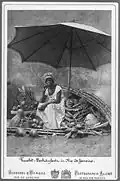 Afroamerická prodavačka ovoce, Rio de Janeiro 1870