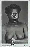 Akt dívky, Salvador, provincie Bahia, 1869