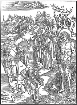 Albrecht Dürer - Martyrdom of St Sebastian (1495)