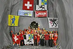 Průraz tunelu 2. října 2018